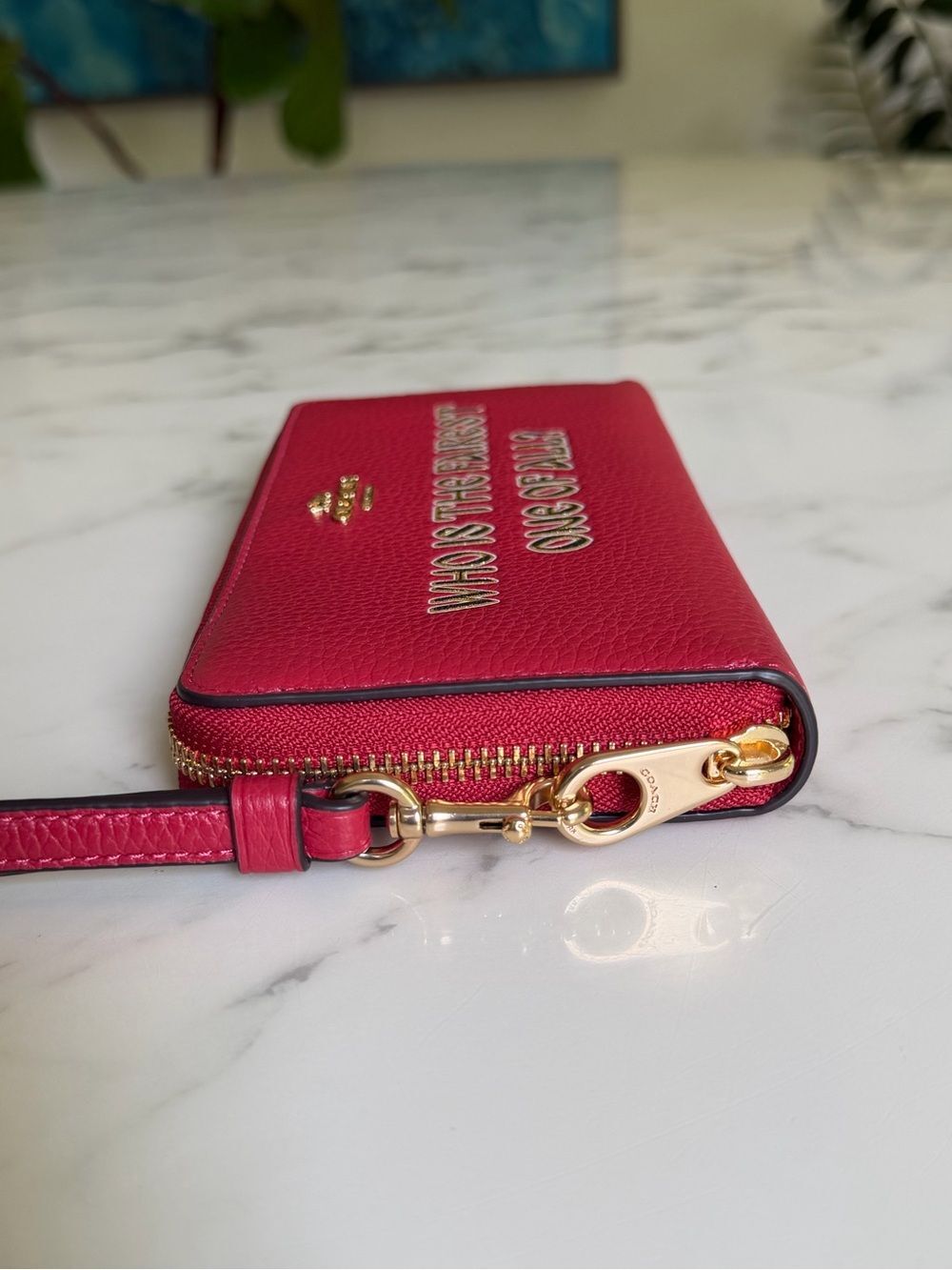 NWT Disney X Coach Long Zip Around Wallet w/Who Is The Fairest One Of All Motif - Picture 7 of 14